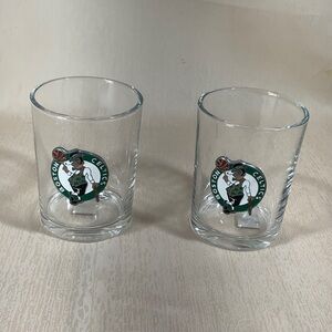 NBA Boston Celtics 10 oz Rocks Glass Set